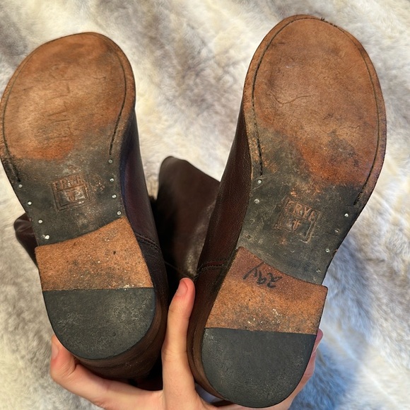 Melissa Button Riding Boots - Brown - Picture 6 of 7